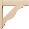 Ekena Millwork 8-in W x 32-in D x 32-in H Funston Block Rough Cedar Woodgrain TimberThane Outlooker, Primed Tan OUTUR080X32X32FST44RCPR - alternate 2